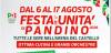Feste Unità del Cremasco 2026 -Pandino: 6/17 Agosto