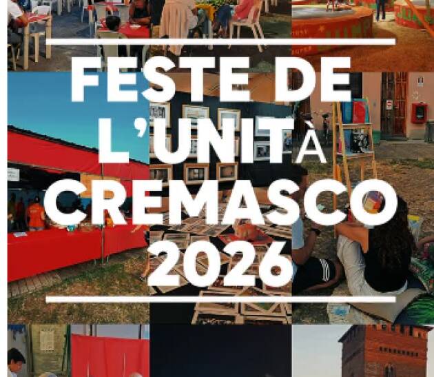 Feste Unità del Cremasco 2026 Spino d'Adda 3/6-10/13 luglio 2026