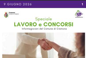 SPECIALE LAVORO CONCORSI Cremona, Crema, Soresina, Casal.ggiore | 9 giugno  2026