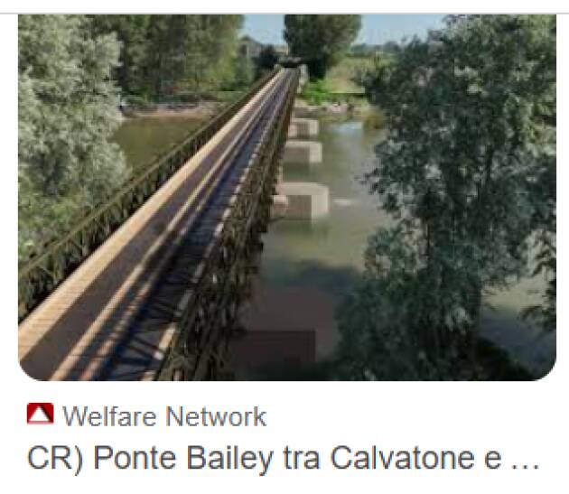 PONTE CALVATONE-ACQUANEGRA: IL 18 GIUGNO INCONTRO CON L’ESERCITO.