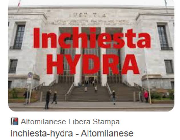 PALAZZO MARINO. Solidarietà ai magistrati titolari dell’inchiesta 'Hydra'