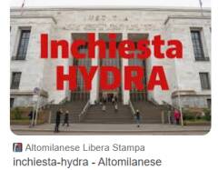 PALAZZO MARINO. Solidarietà ai magistrati titolari dell’inchiesta 'Hydra'