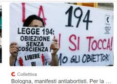 (CR) AVS Manifesto anti-abortista davanti all’ospedale