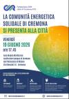 LA COMUNITA’ ENERGETICA RINNOVABILE (CER) DI CREMONA SI PRESENTA ALLA CITTÀ