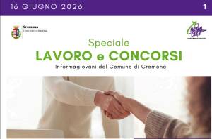 SPECIALE LAVORO CONCORSI Cremona, Crema, Soresina, Casal.ggiore | 16 giugno  2026