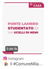 (MI) CASA. PONTE LAMBRO, AGGIUDICATA LA GARA PER LO STUDENTATO DI VIA UCELLI DI NEMI