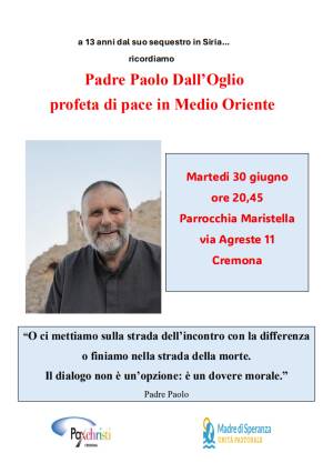 Padre Paolo Dall’Oglio, profeta di pace in Medio Oriente