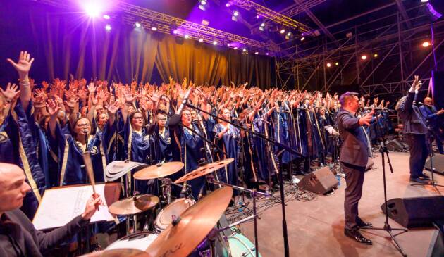 IL CORO GOSPEL NAZIONALE AL FERRARA SUMMER FESTIVAL: 300 VOCI DELL’ITALIAN GOSPEL CHOIR