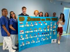 Il Liceo Galilei dona un pannello informativo al Centro Diabetologico di ASST Crema