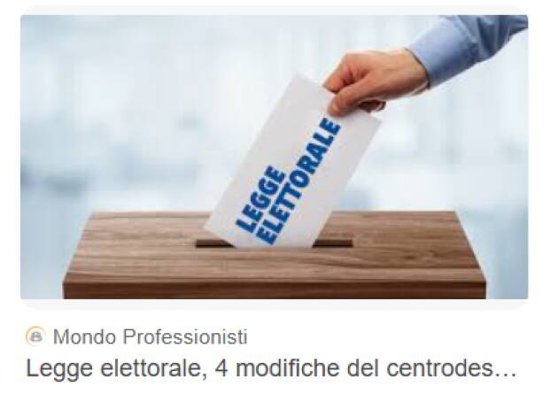 Legge Elettorale: Ruotolo(Pd), Financial Times punta dito contro Meloni