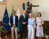 (BS) Laura Castelletti ha ricevuto a Palazzo Loggia l'Ambasciatore di Germania in Italia,