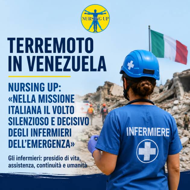 TERREMOTO IN VENEZUELA, NURSING UP : IL VOLTO  DEGLI INFERMIERI DELL’EMERGENZA»