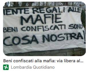 Bando Beni confiscati, Pollini  «Bene l’accoglimento di 14 domande