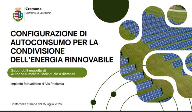 Cremona protagonista della transizione energetica