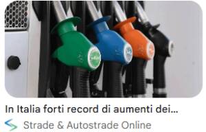 Carburanti: Misiani (PD), promesse tradite, governo ascolti nostre proposte