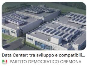 Data Center a Pozzaglio: presidio martedì 28 luglio davanti alla Provincia di Cremona