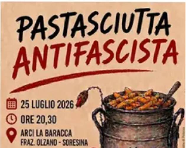 Arci Soresina Musica e spaghettata antifascista