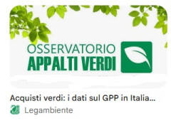 Appalti verdi: Cremona è tra i comuni più virtuosi d’Italia