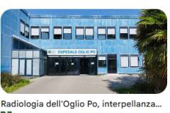 OSPEDALE OGLIO PO, PILONI (PD):LA REGIONE AUTORIZZI SUBITO IL PRIMARIATO DI RADIOLOGIA