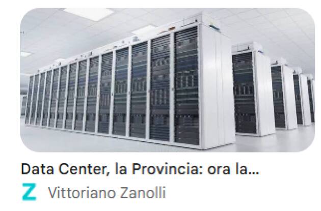 DATA CENTER DI POZZAGLIO: DIFFIDA AL COMUNE.