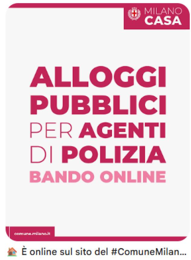 (MI) EDILIZIA RESIDENZIALE PUBBLICA. ASSEGNAZIONE DI 65 ALLOGGI COMUNALI