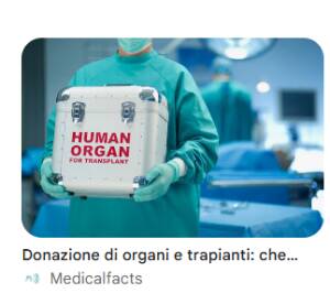 Donazione organi PILONI (PD):GRAZIE A UN NOSTRO EMENDAMENTO