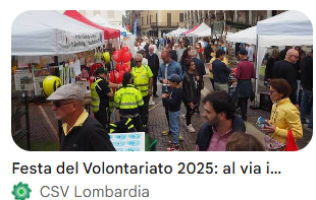 Cremona 'Prossima fermata Volontariato' :100 realtà iscritte