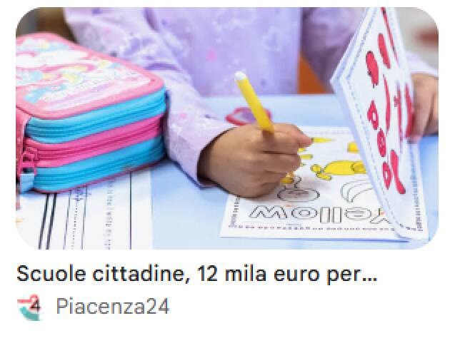 (PC) Scuole cittadine, a disposizione 12 mila euro per le iniziative che promuovano stili di vita attivi e sostenibili