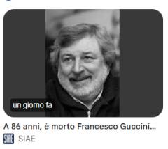 CNDDU Scomparsa di Francesco Guccini, profondo cordoglio