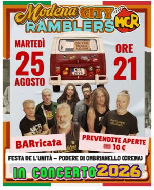 I MODENA CITY RAMBLERS ARRIVANO A CREMA!