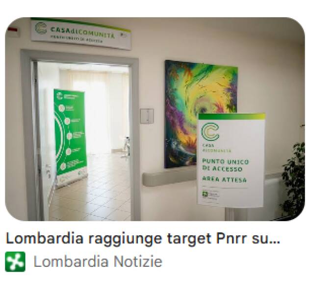Ospedali di Comunità ai privati Anche provincia di Cremona interessata.