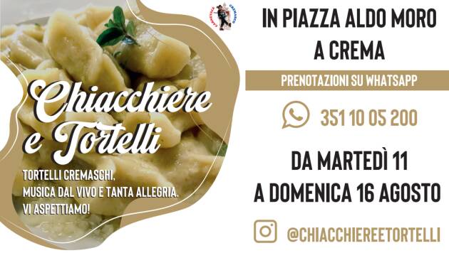 Crema “CHIACCHIERE E TORTELLI” V EDIZIONE
