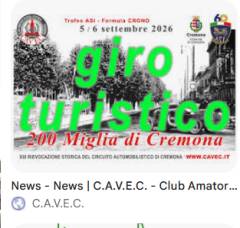Cavec  200  Miglia di Cremona