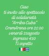 Crema Arriba Cuba  spettacolo di Teatro Canzone