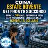 Roma  IL COINA DENUNCIA : ESTATE 2026  ROVENTE NEI PRONTO SOCCORSO ITALIANI