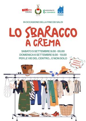 A Crema arriva 'Lo Sbaracco': il 5 e 6 settembre shopping e occasioni nel centro storico