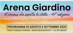 (CR) Arena Giardino Programma dal 20 al 27 Agosto