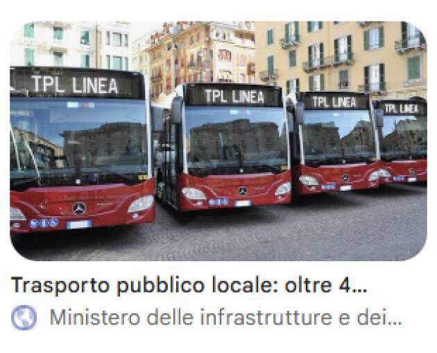 TPL, Misiani (PD) : Governo apra occhi su crisi trasporti 