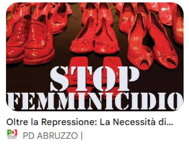 Mori (PD): Patto costituente nazionale contro la violenza maschile su donne. 
