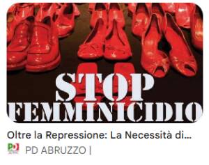 Mori (PD): Patto costituente nazionale contro la violenza maschile su donne. 