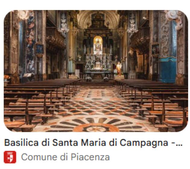 (PC) Terza età, visita guidata alla basilica di Santa Maria di Campagna