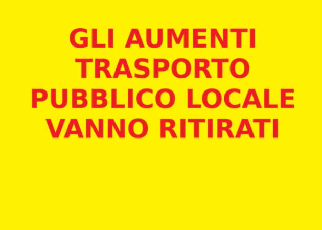 Trasporti PILONI (PD): RITIRARE GLI AUMENTI IN PROVINCIA DI CREMONA.