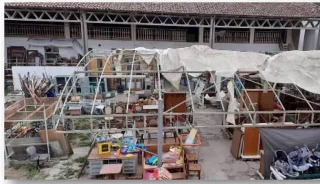 Nubifracio  Seri danni alla Comunità di Canove de’Biazzi di Emmaus