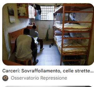Carceri: Ruotolo (Pd), situazione insostenibile, sovraffollamento reale al 142,3%