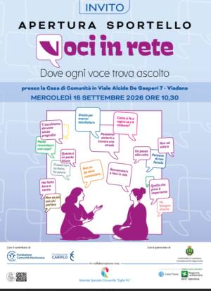 VIOLENZA DI GENERE: A VIADANA UN NUOVO SPORTELLO DI ASCOLTO E ORIENTAMENTO