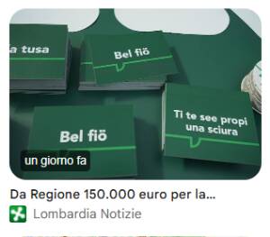 LINGUA LOMBARDA, PILONI E CASATI (PD): BENE I CONTRIBUTI