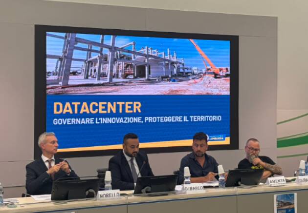 Datacenter – Di Marco (M5S): Lombardia tradita, basta grande abbuffata di suolo ed energia