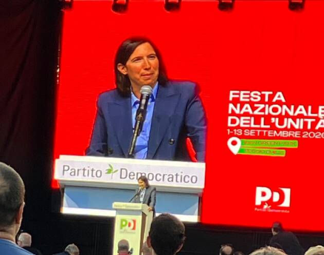 Reggio Emilia Elly Schlein (PD) Vinceremo le primarie e batteremo la Meloni