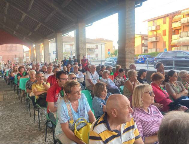 Spino d'Adda Folla all'incontro con Gianfranco Pagliarulo alla Festa Provinciale Anpi