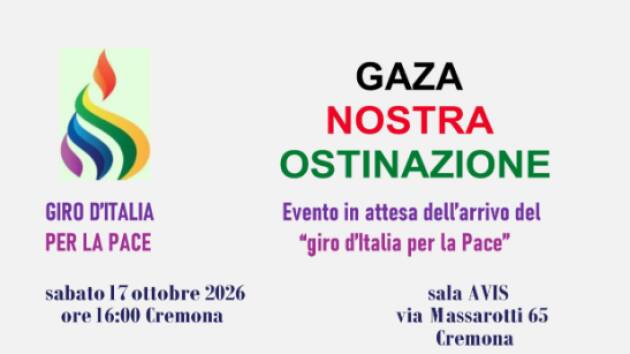 Enzo Iacchetti a Cremona per fermare il genocidio del popolo palestinese